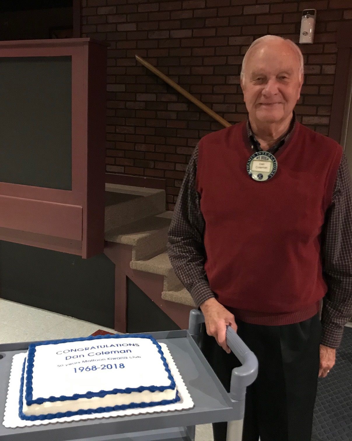 Kiwanis honors Coleman